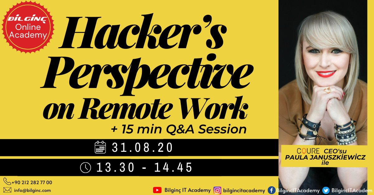 Hacker's Perspective on Remote Work Webinar